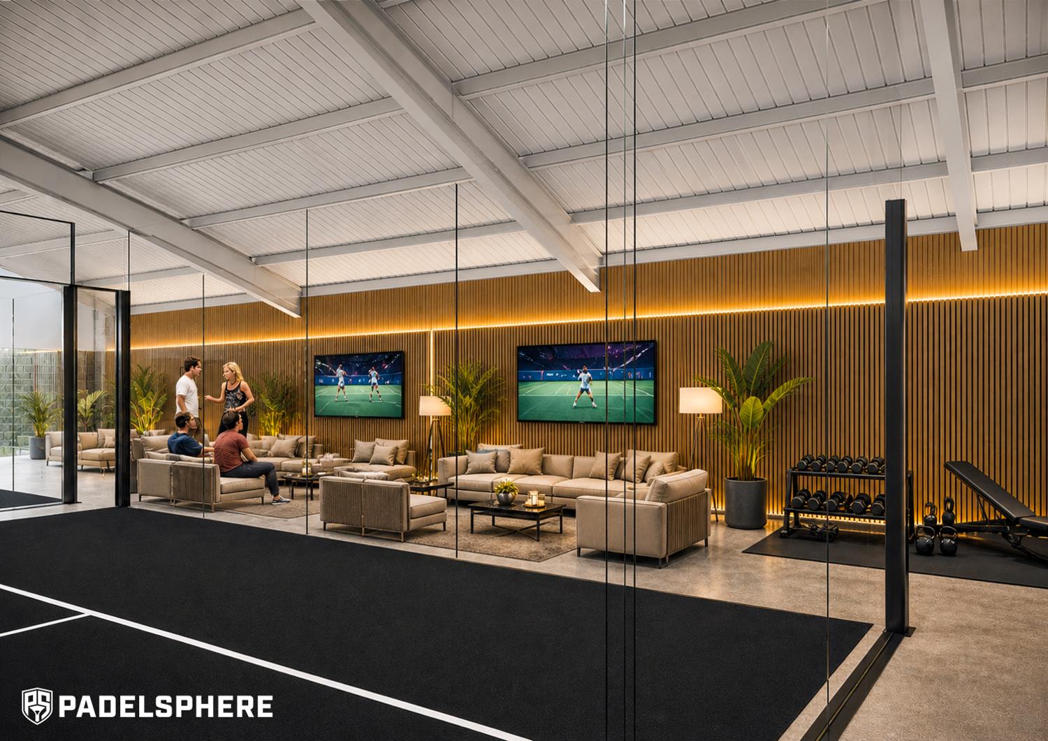 Padelsphere social lounge